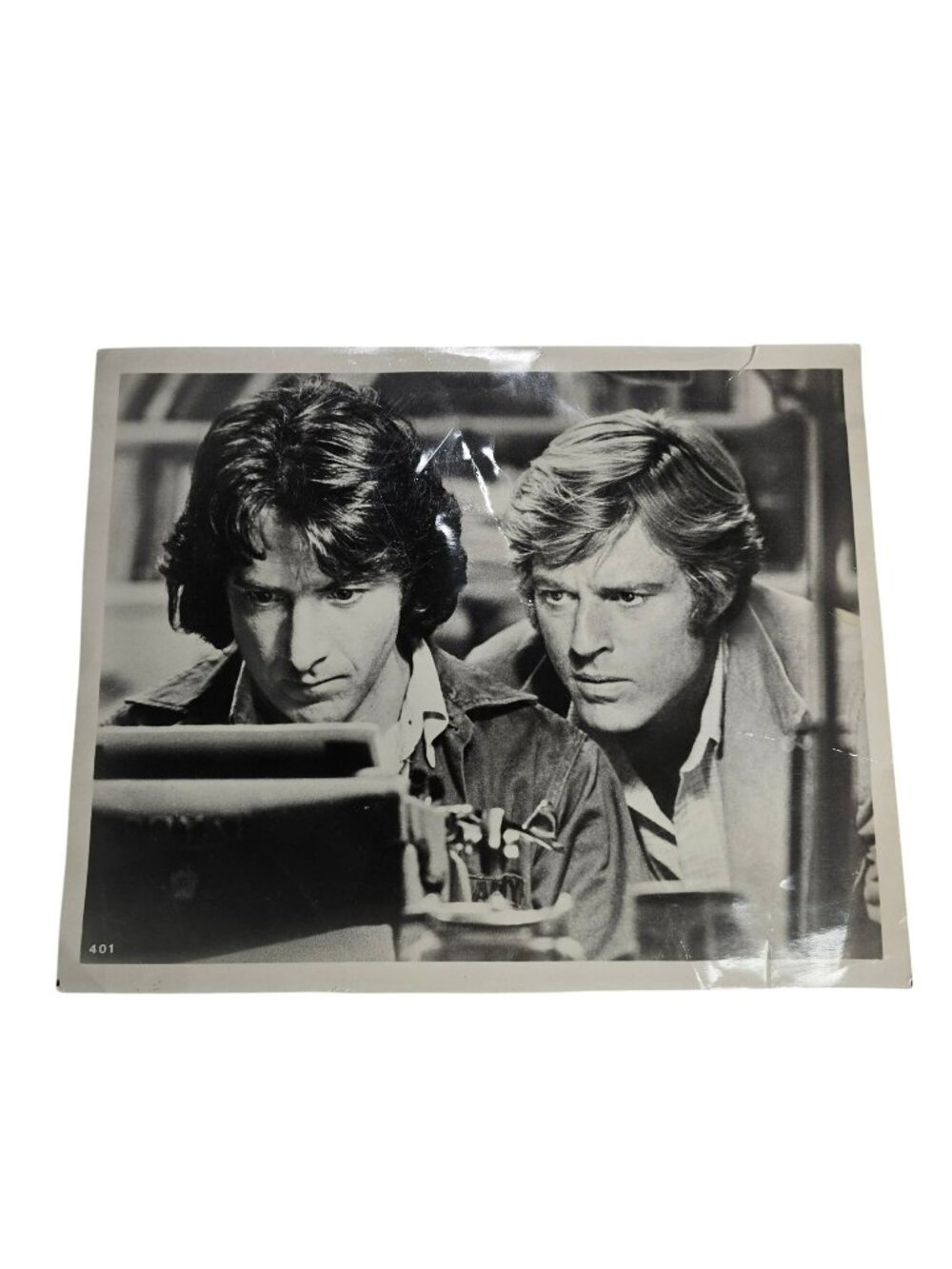 Dustin Hoffman Robert Redford All The President's Men 8x10" Black & White Print